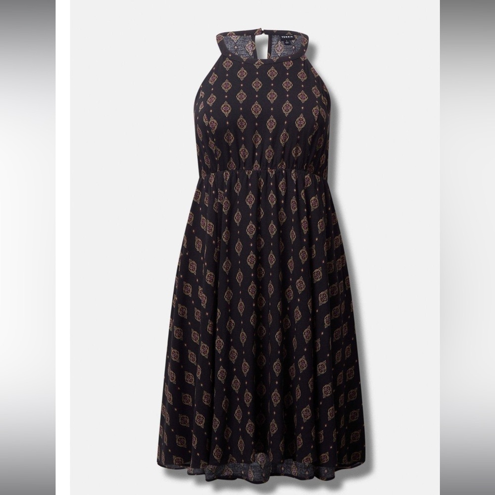 Torrid Challis Halter Hi/Low Dress NWT 14-16